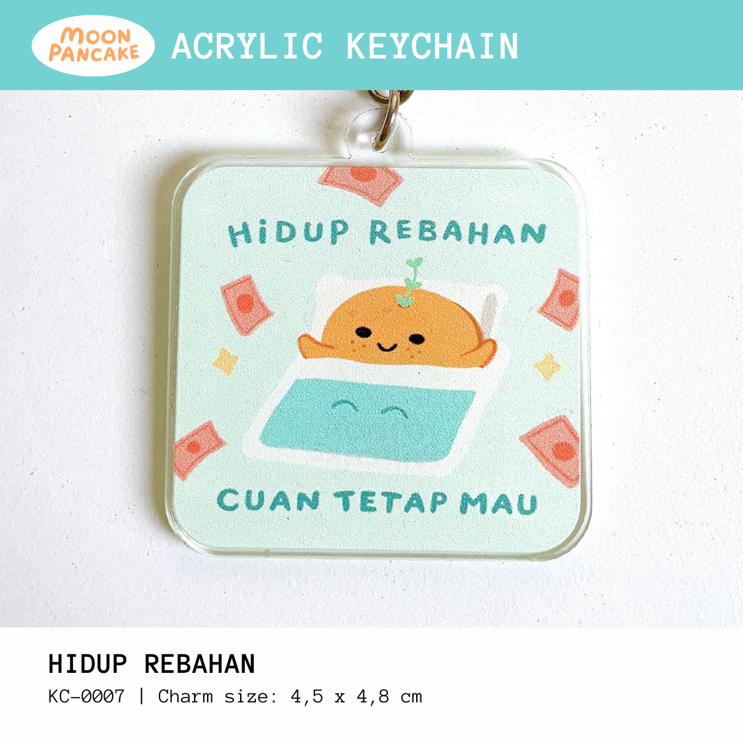 Moon Pancake Keychain