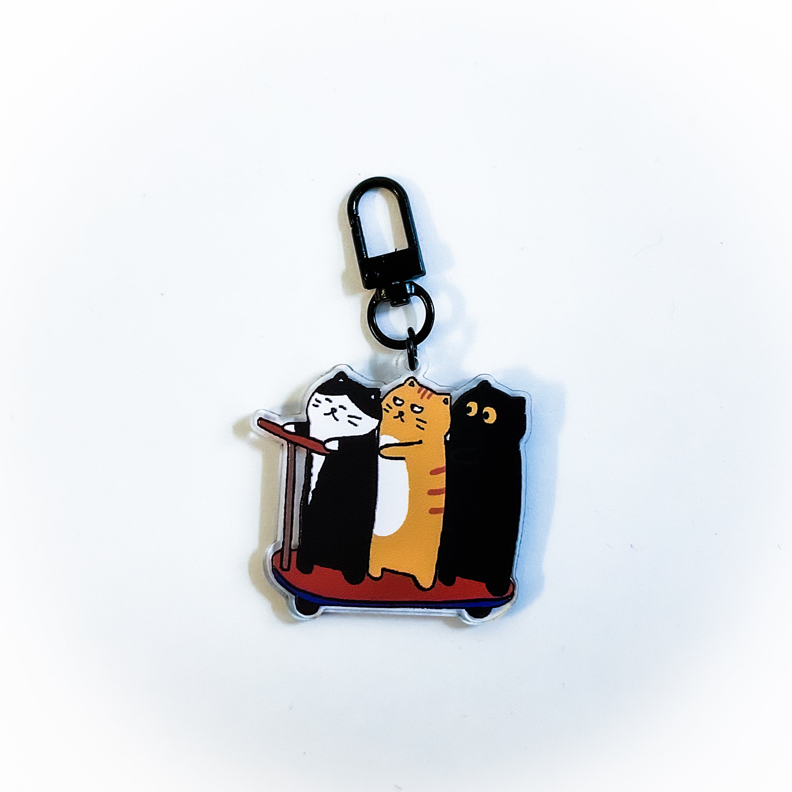 Acrylic Keyring Cat Series