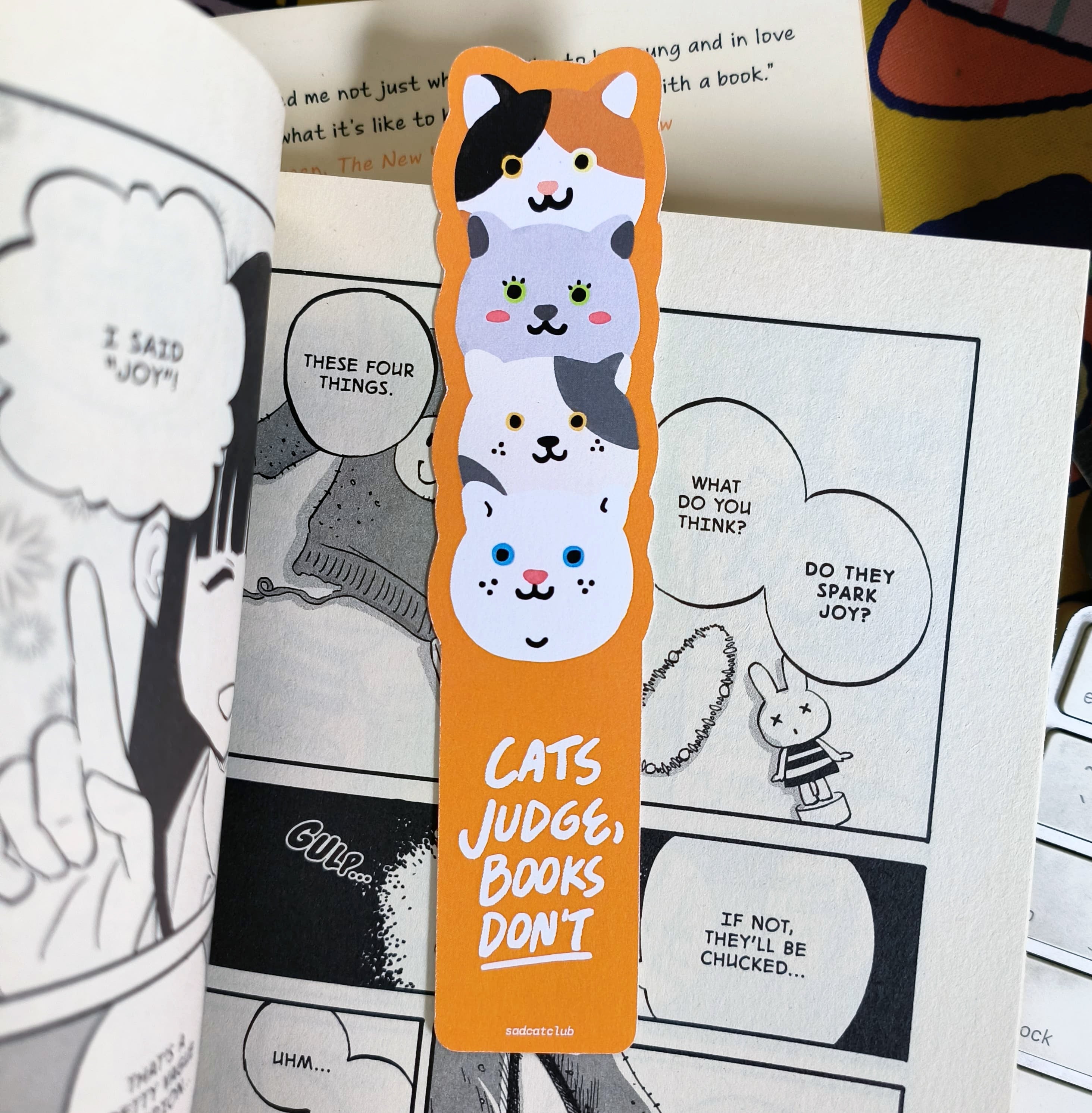 Illustrated bookmark