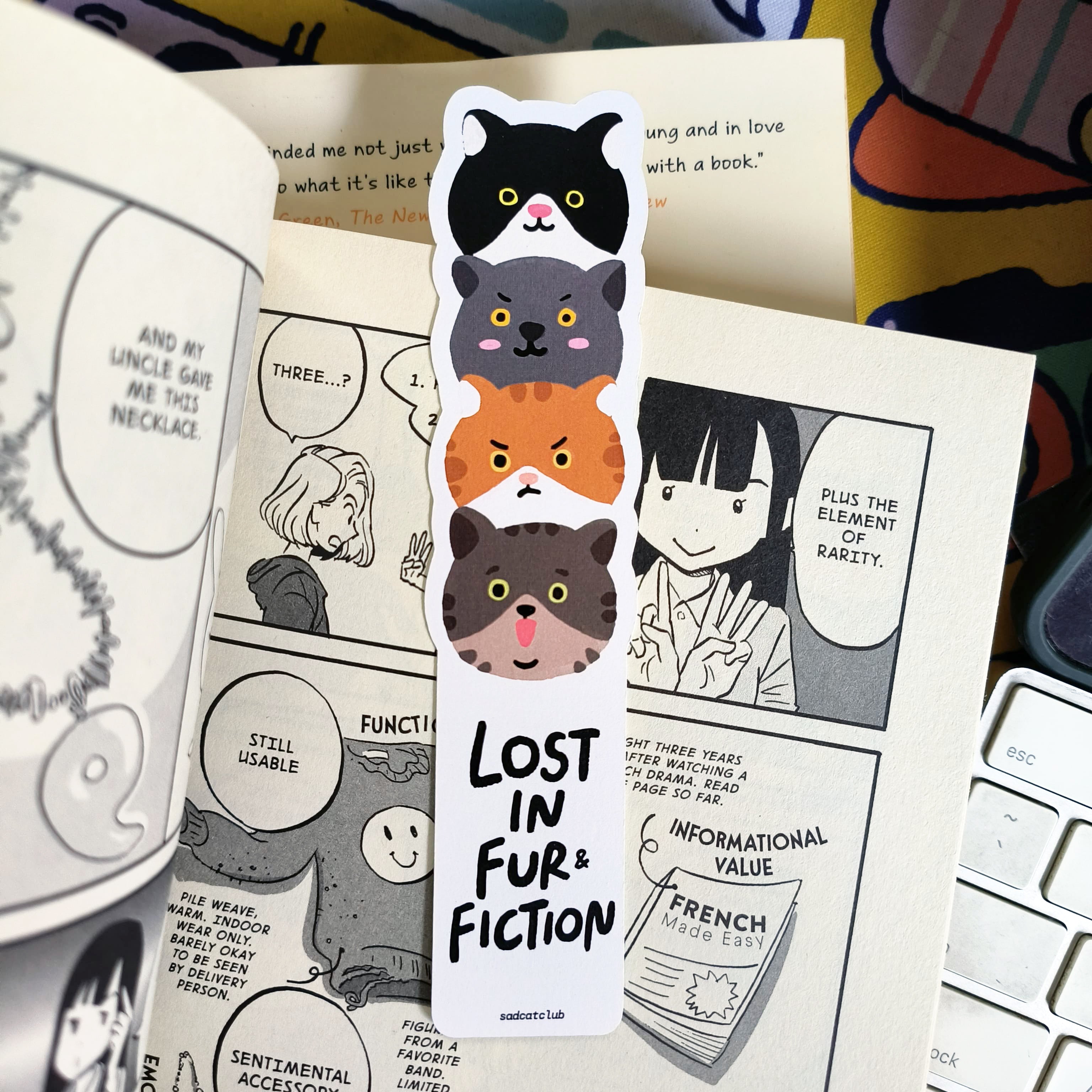 Illustrated bookmark