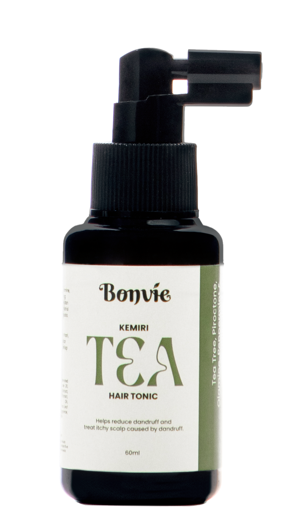Anti Dandruff Kemiri Tea Tonic (with Salicylic Acid + Piroctone Olamine + Peppermint)