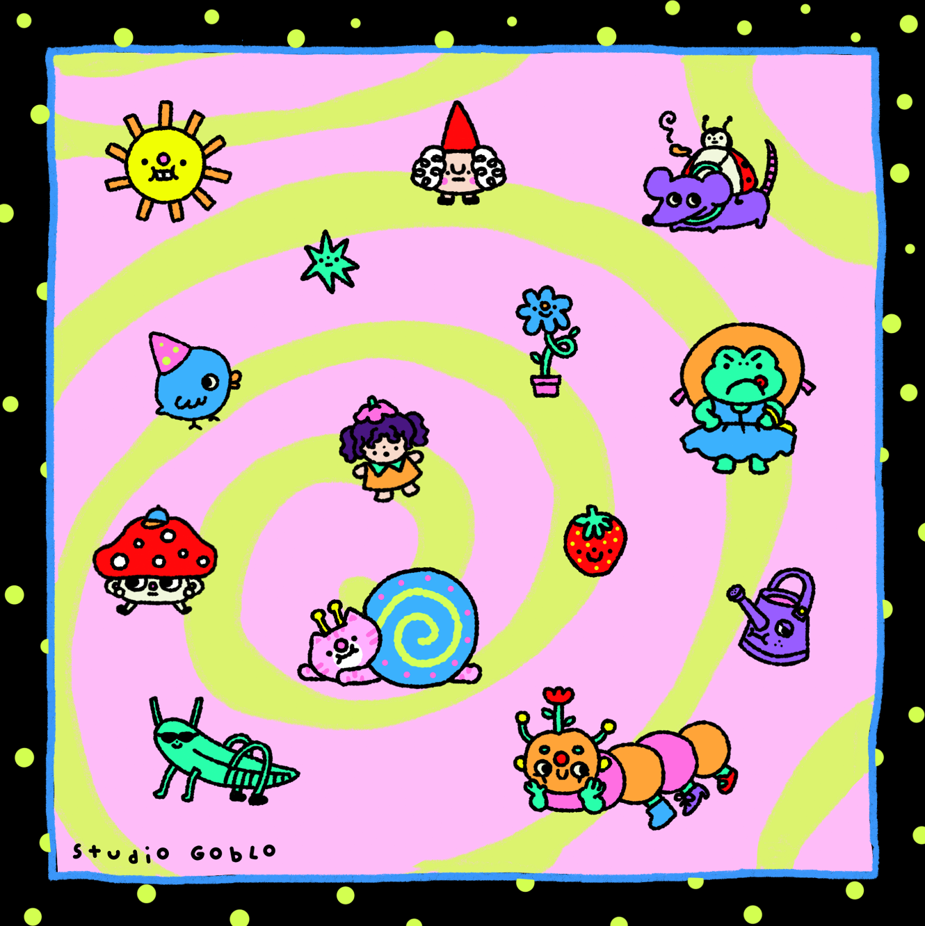 Wacky Picnic Scarf