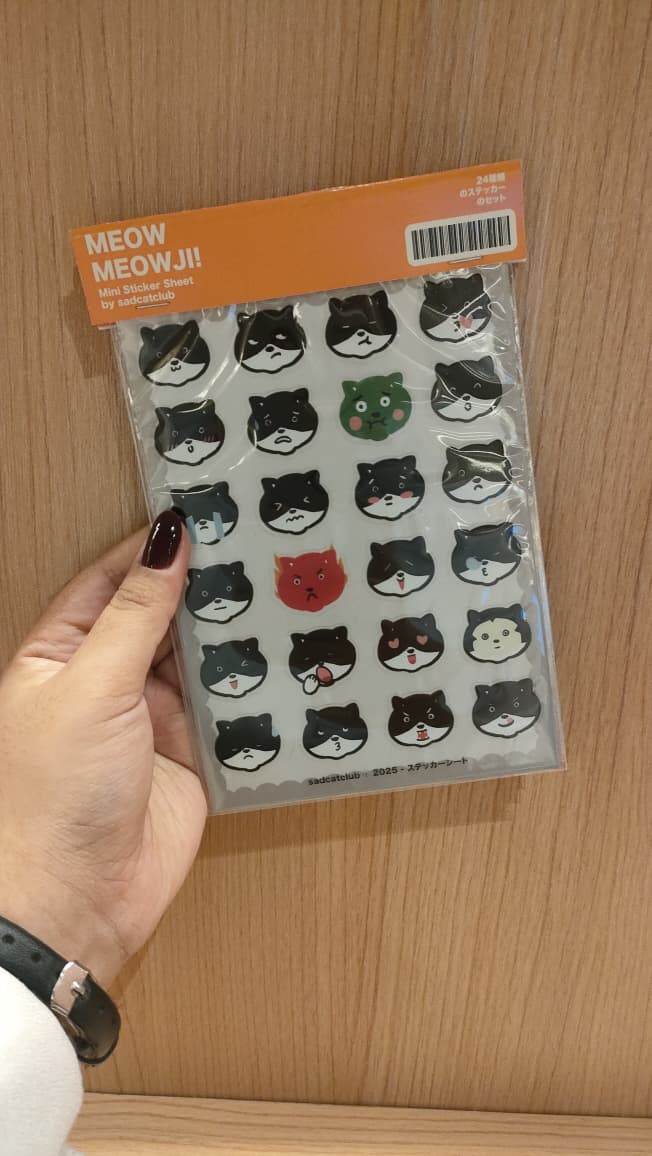 Meowmeowji Sticker Sheet