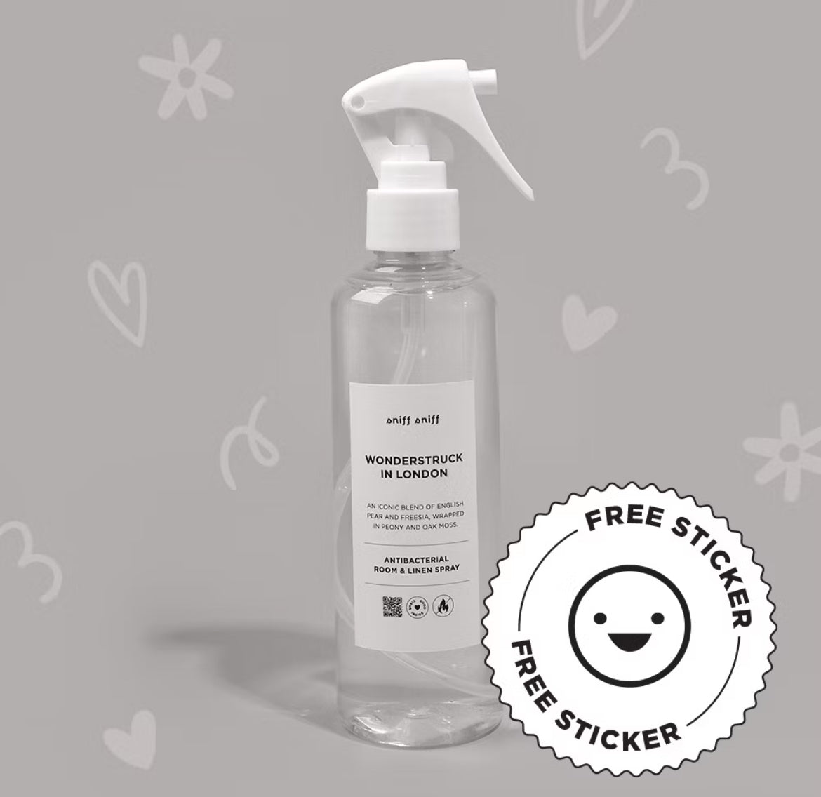 Antibacterial Room and Linen Spray Wonderstruck in London