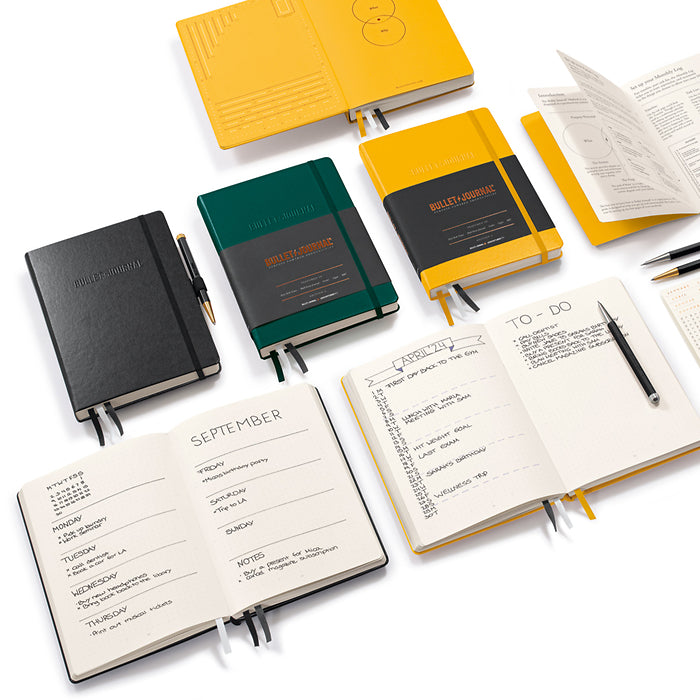 Bullet Journal Edition 2, Medium (A5), Hardcover, 206 numbered pages DOTTED