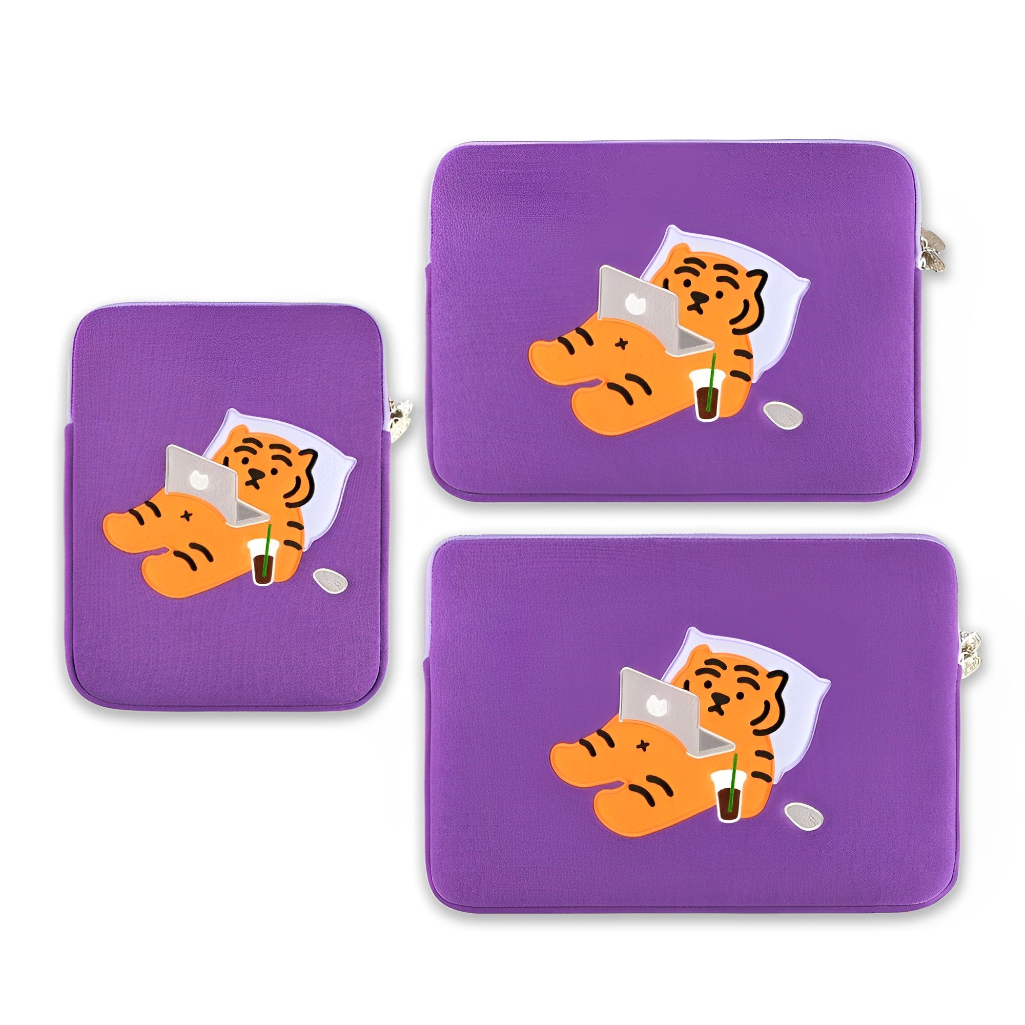 Stay Home Tiger Laptop/Tablet Pouch