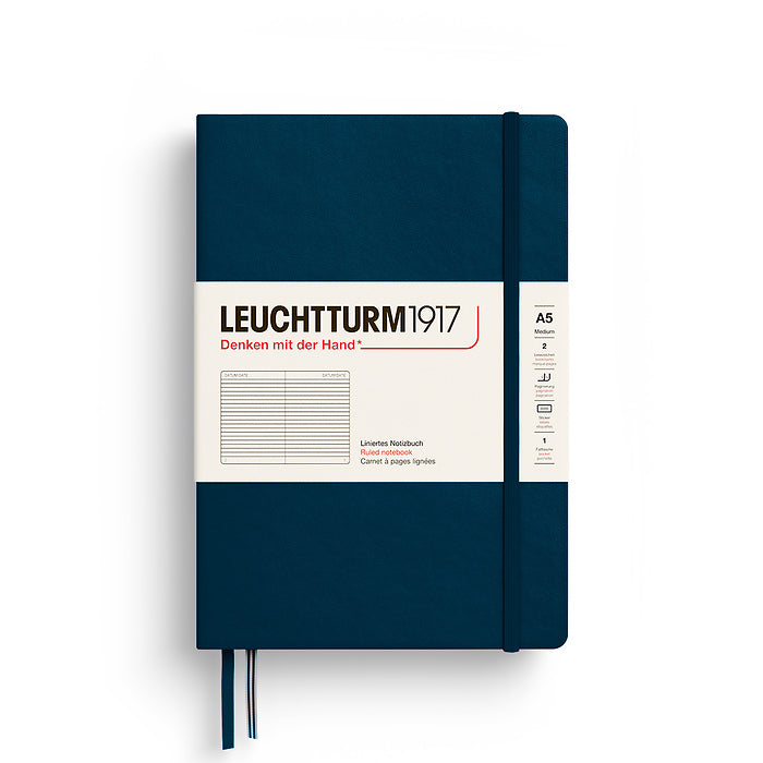 Notebook Medium (A5), Hardcover, 251 numbered pages RULED