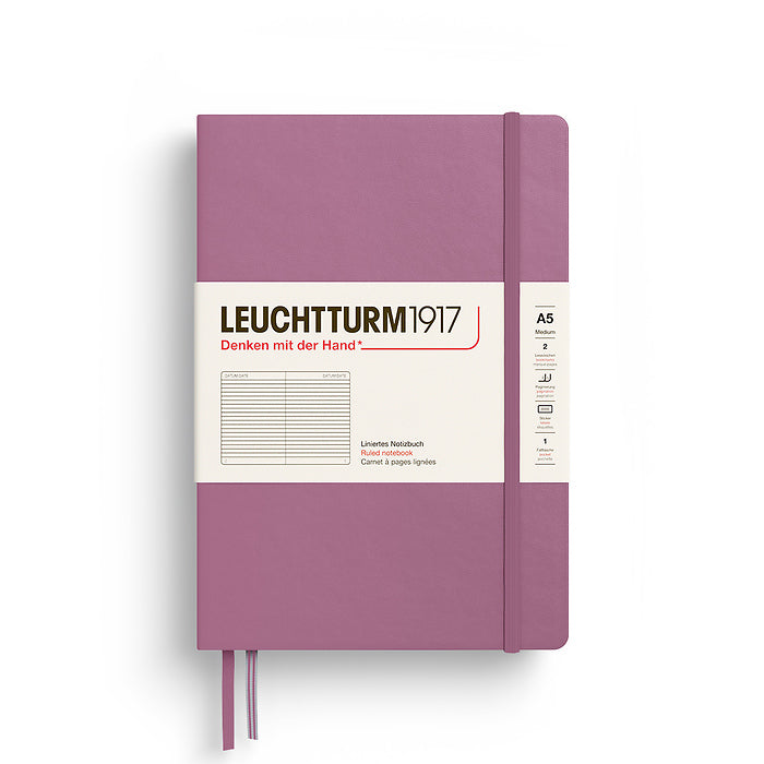 Notebook Medium (A5), Hardcover, 251 numbered pages RULED