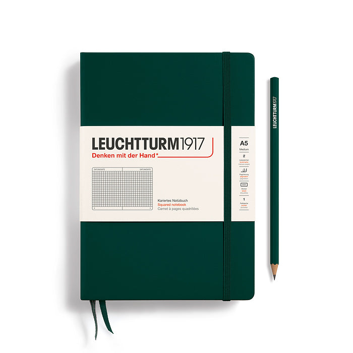 Notebook Medium (A5), Hardcover, 251 numbered pages SQUARED