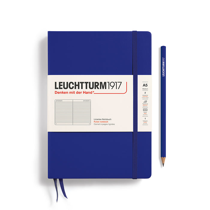 Notebook Medium (A5), Hardcover, 251 numbered pages RULED