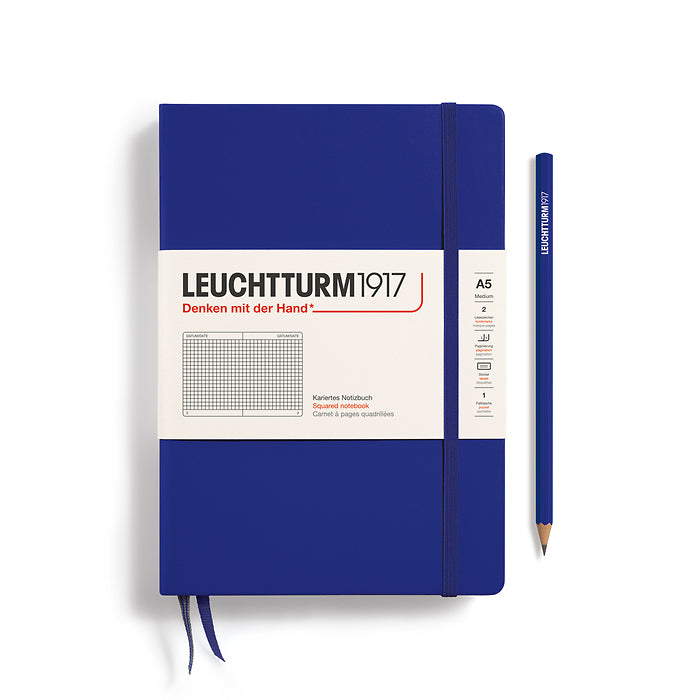 Notebook Medium (A5), Hardcover, 251 numbered pages SQUARED
