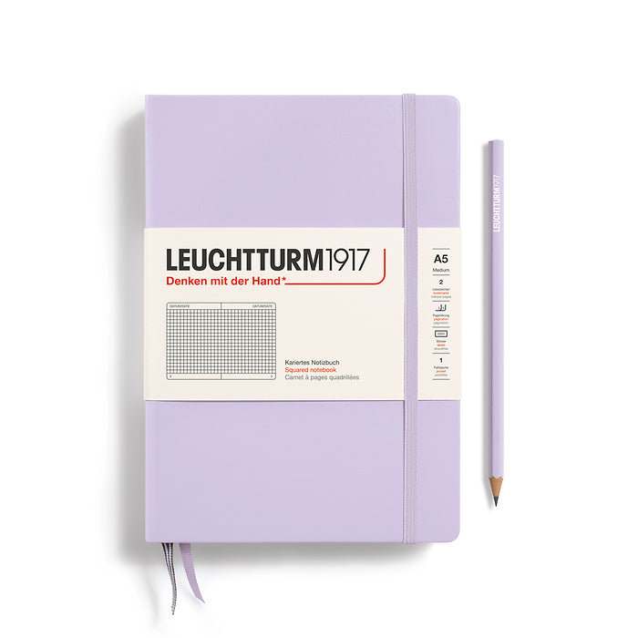 Notebook Medium (A5), Hardcover, 251 numbered pages SQUARED