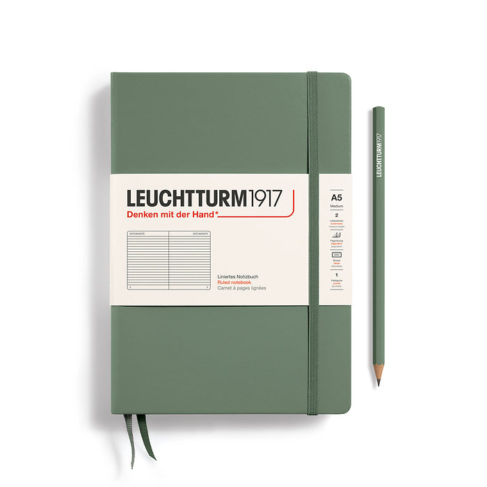 Notebook Medium (A5), Hardcover, 251 numbered pages RULED