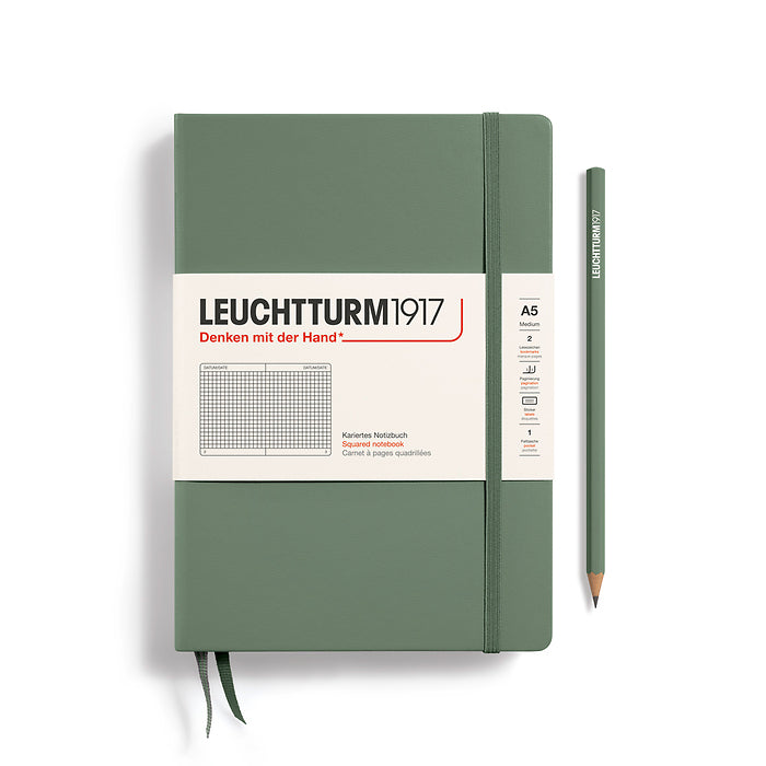 Notebook Medium (A5), Hardcover, 251 numbered pages SQUARED