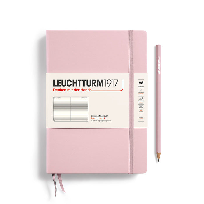 Notebook Medium (A5), Hardcover, 251 numbered pages RULED
