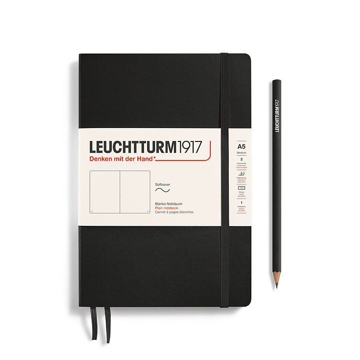 Notebook Medium (A5), Softcover, 123 numbered pages
