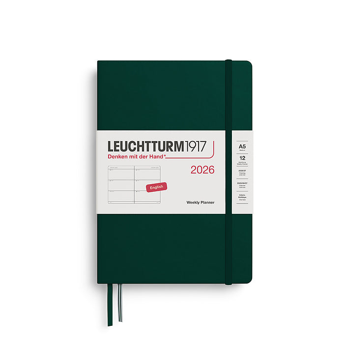 Weekly Planner & Notebook Dotted Medium (A5) 2026