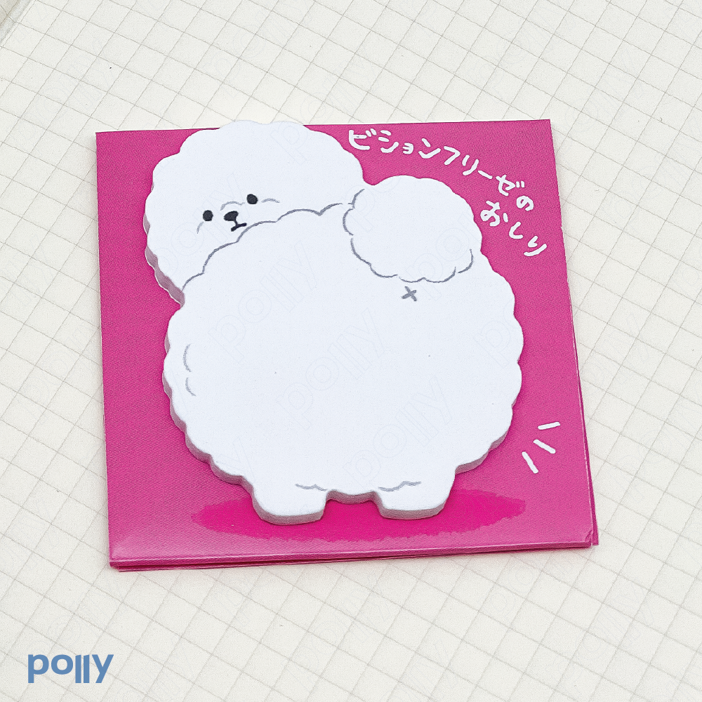 MIND WAVE Bichon Friese Sticky Note - Polly Indonesia