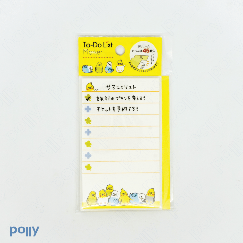 MIND WAVE To Do List Marker Sticky Note - Polly Indonesia