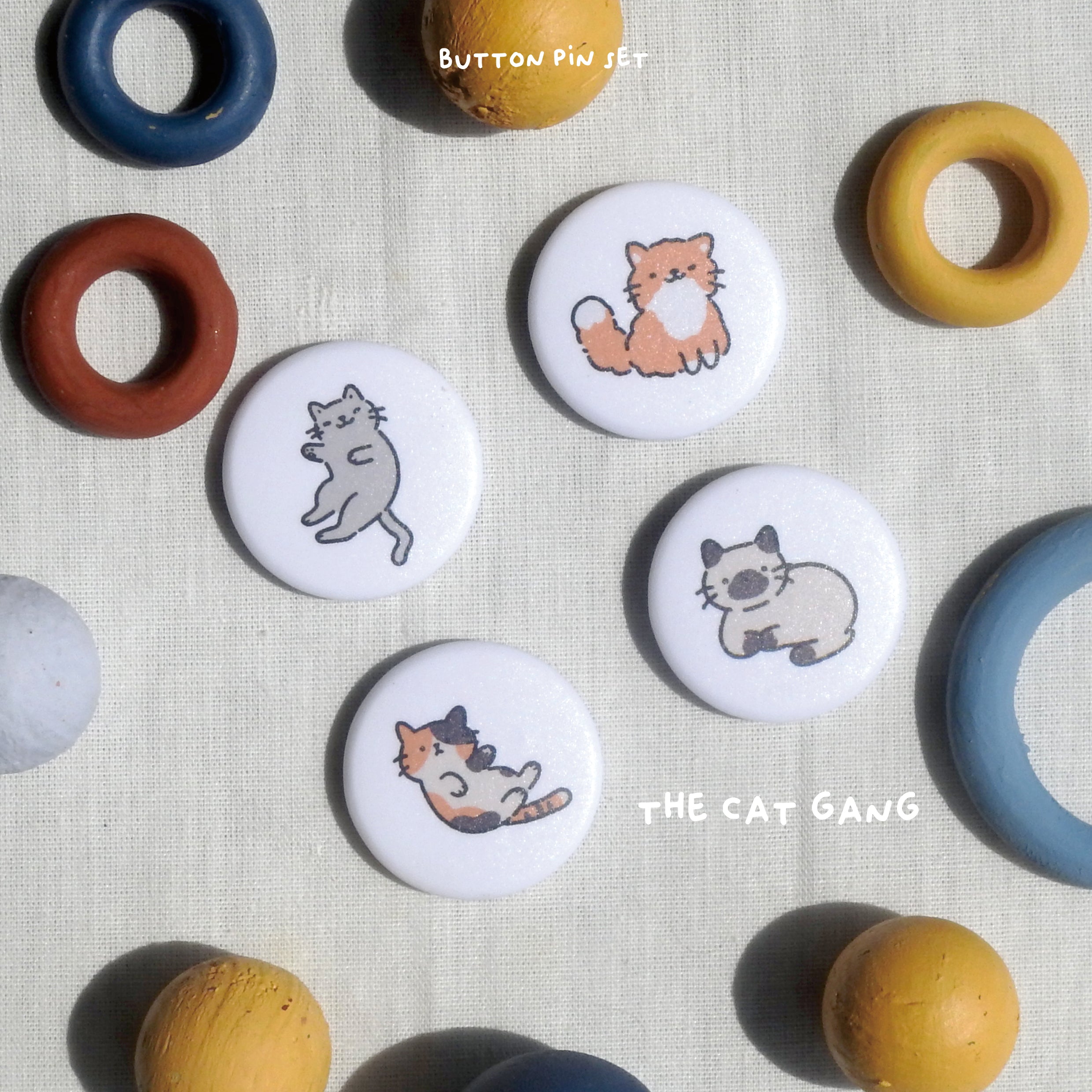 Pin Set Cats Collections