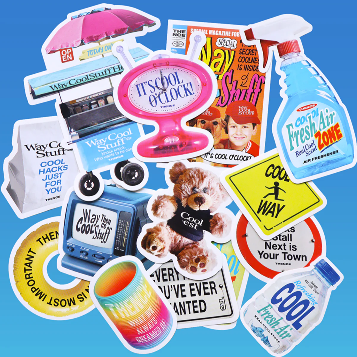 Way Cool Stuff Big Sticker Set