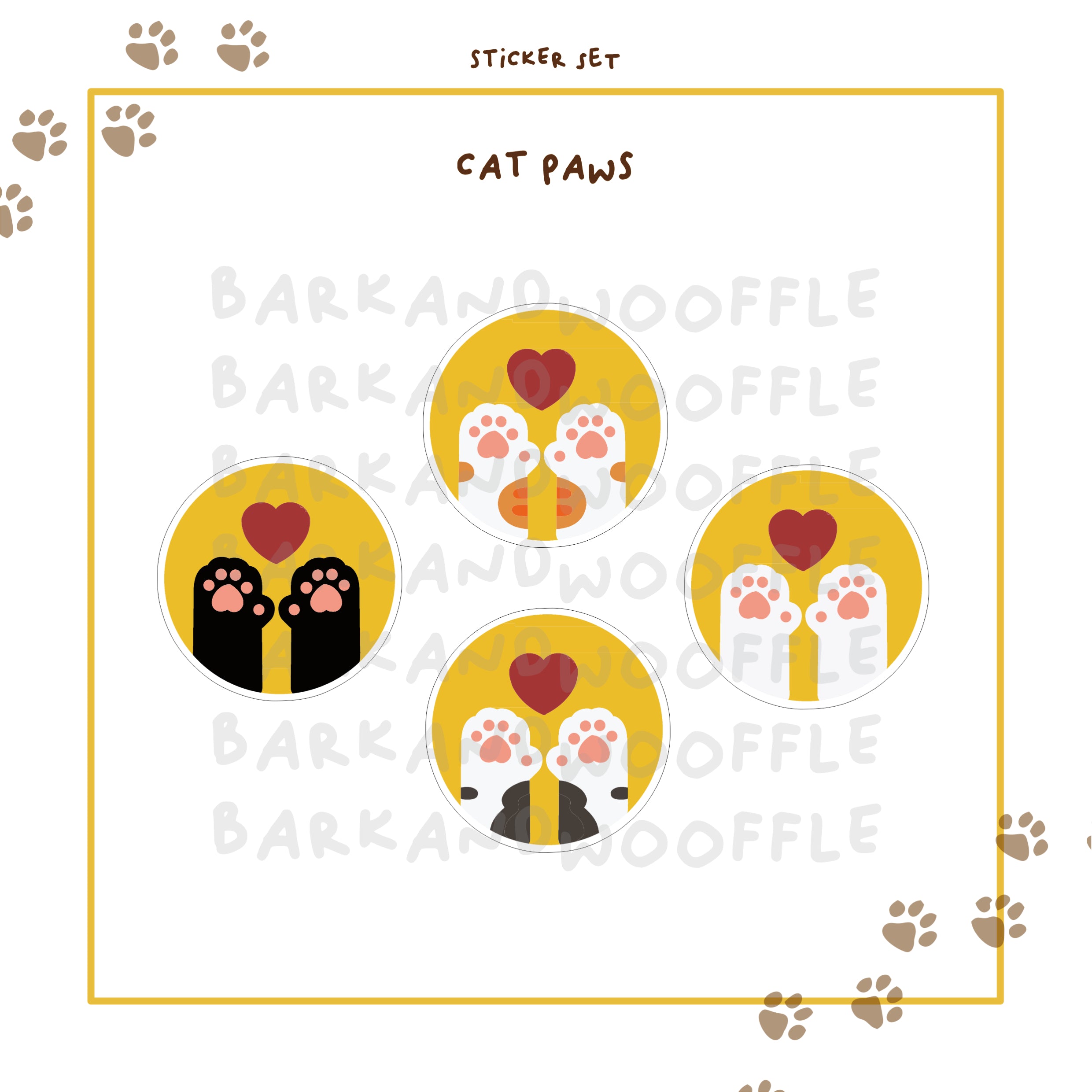 Sticker Set Cat Collections