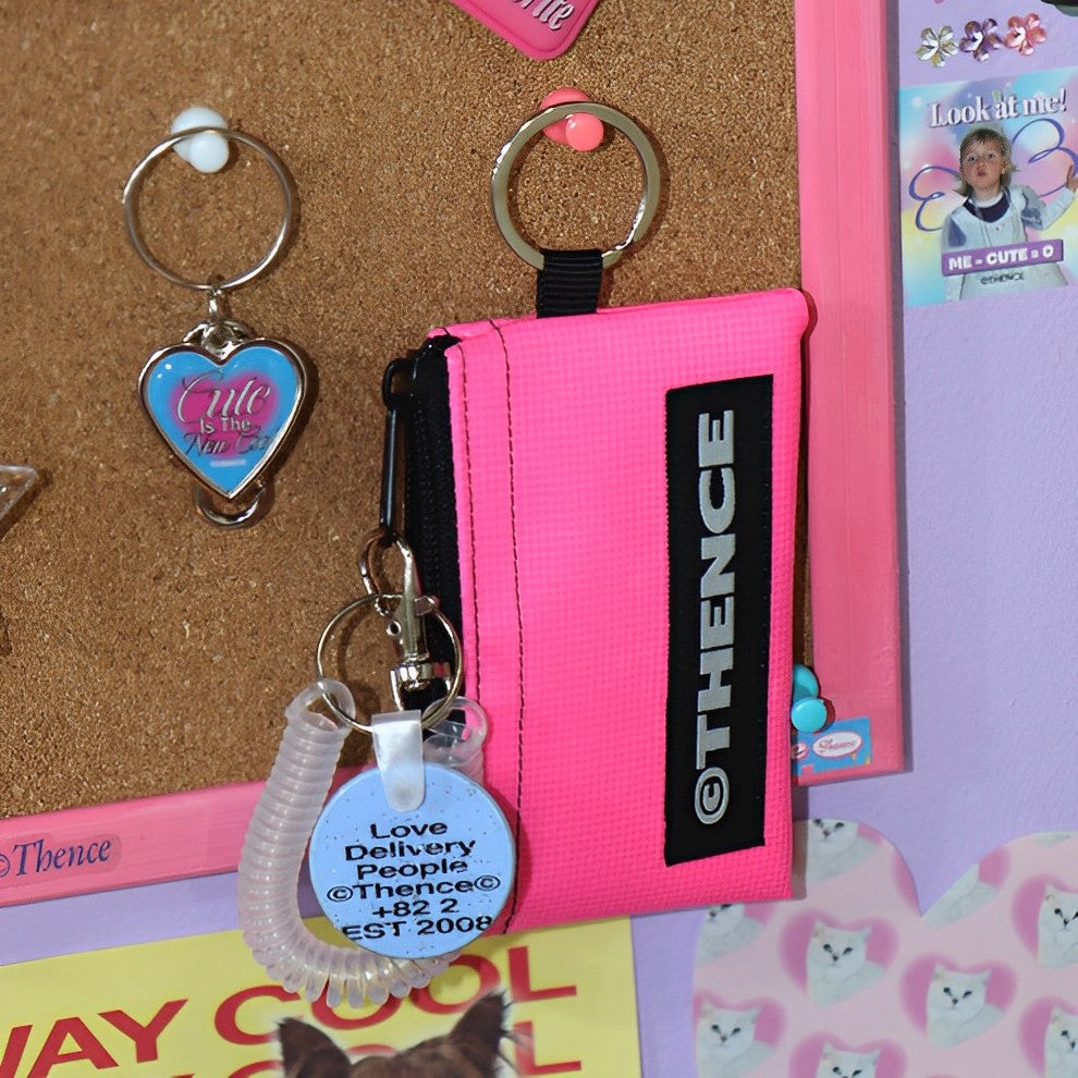 Pink Pocket Keyring