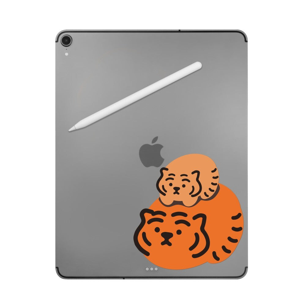 Bread Double Tiger Big Removable Sticker