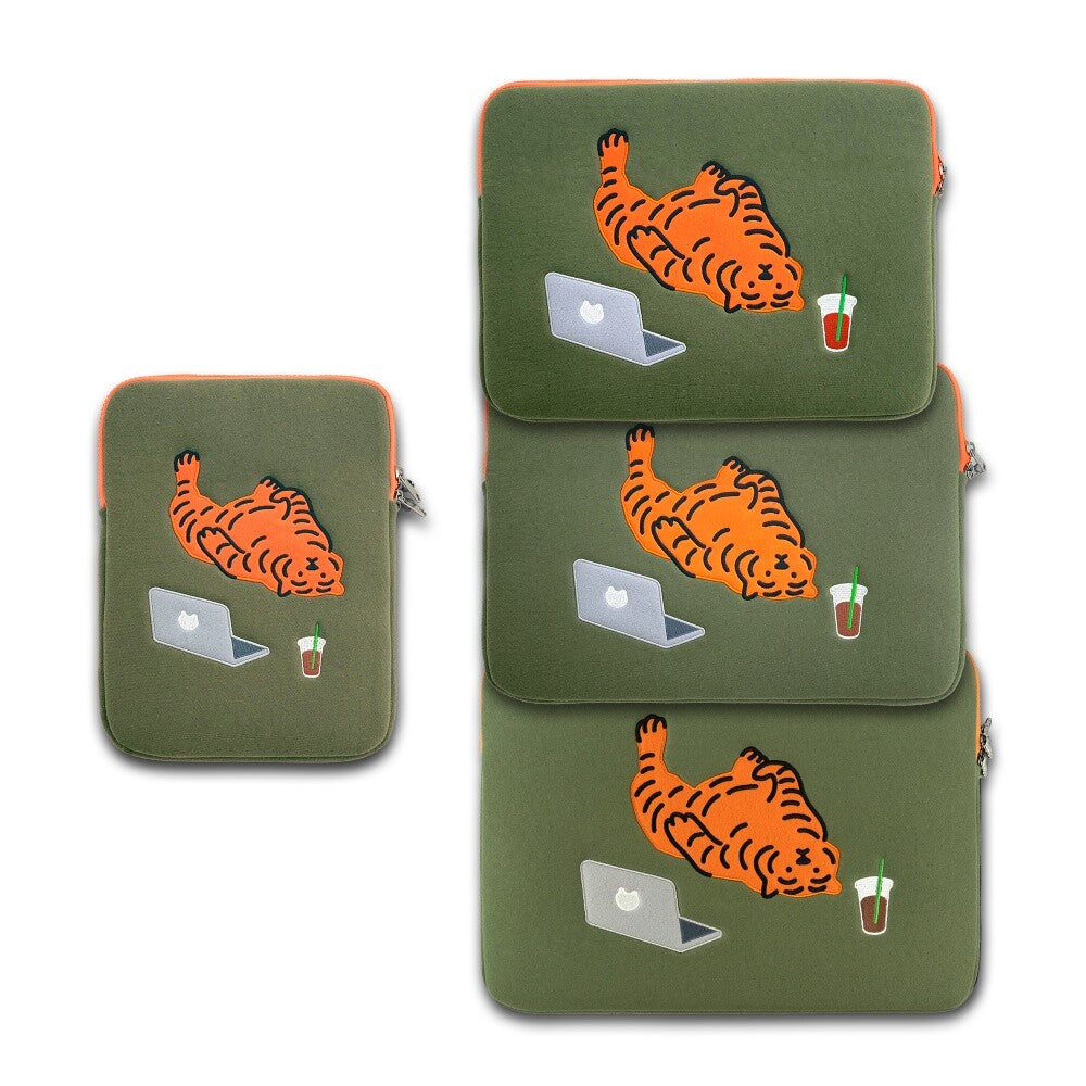 Lazy Tiger Laptop/Tablet Pouch