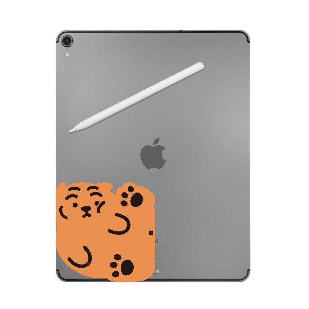 Square Tiger Big Removable Sticker