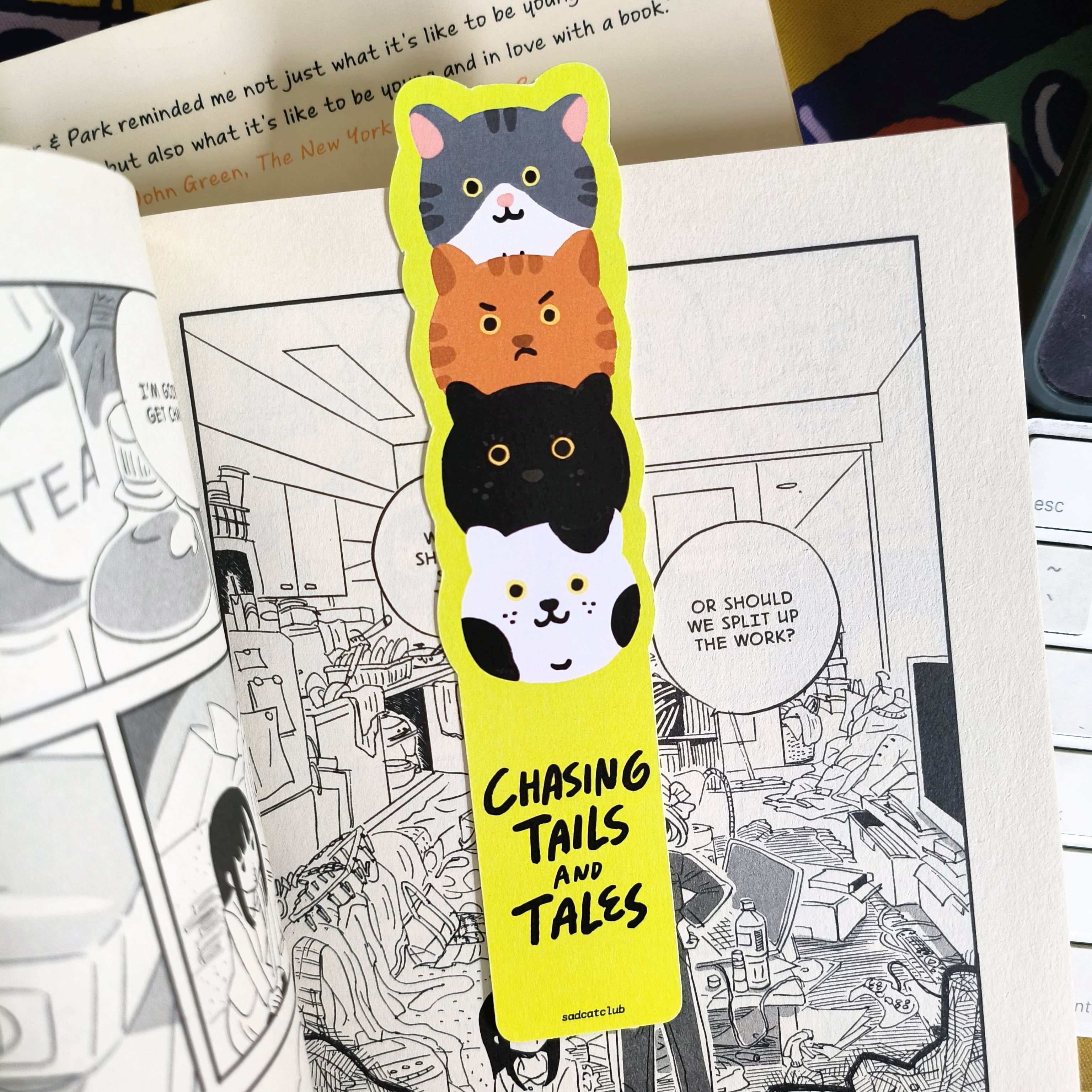 Illustrated bookmark