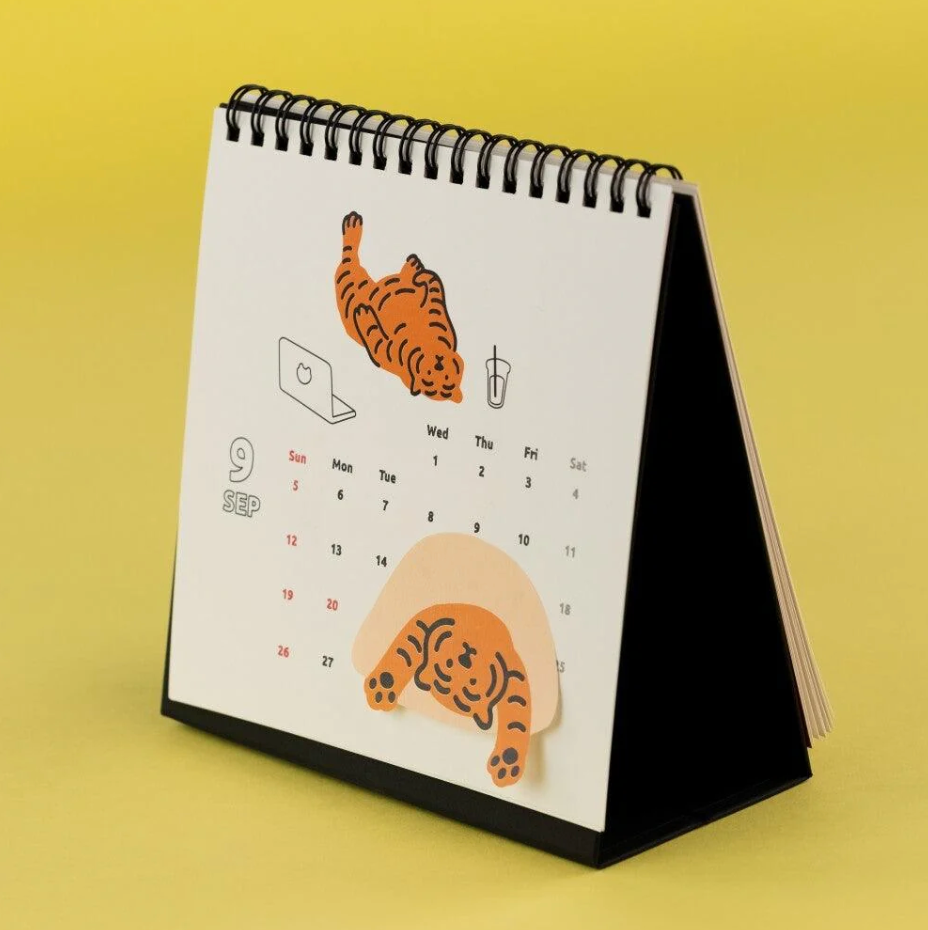 Cozy Tiger Sticky Memo Pad