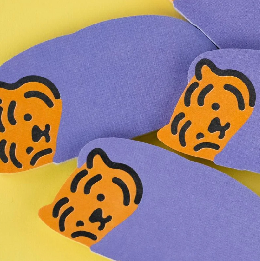 Blanket Tiger Sticky Memo Pad