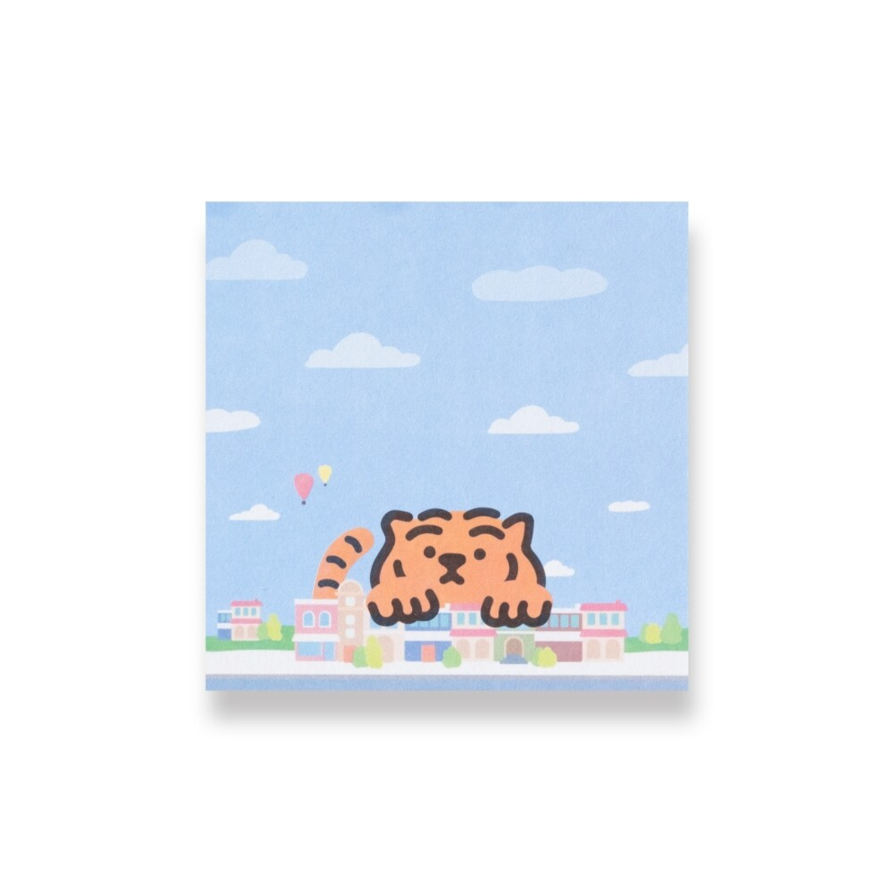 Tiger Village Sticky Memo Pad