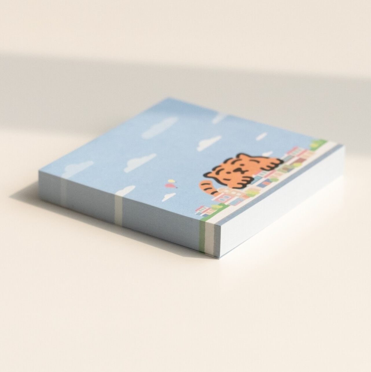 Tiger Village Sticky Memo Pad