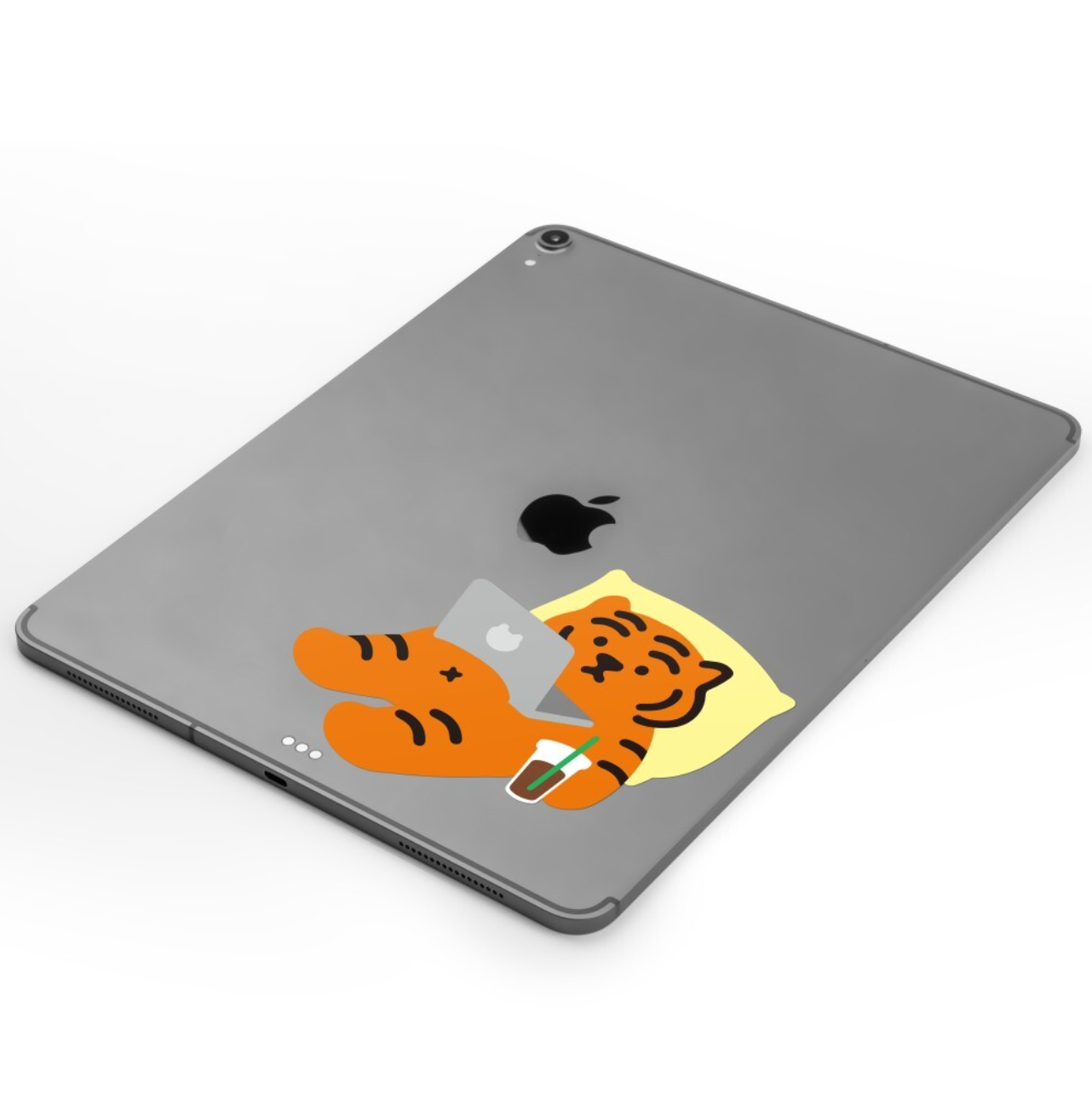 Stay Home Tiger Big Removable Sticker