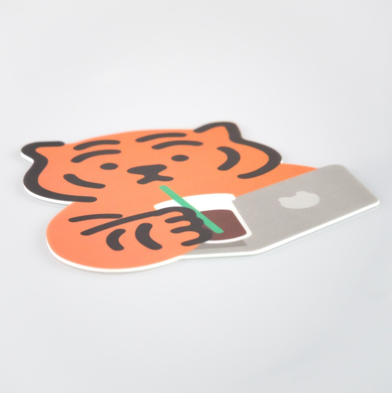 Cafe Study Tiger Pvc Mouse Pad