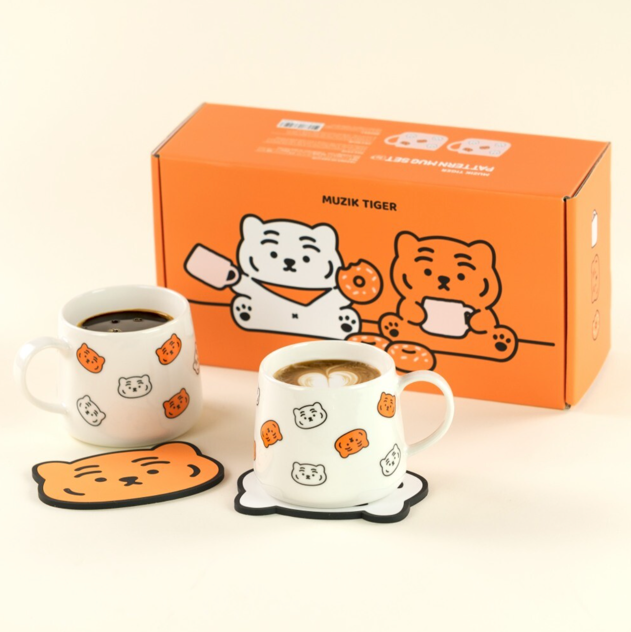 Pattern Mugs 2p Set