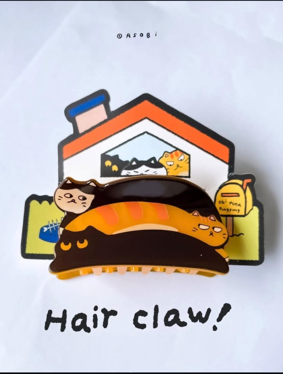 Asobi Hair Claw - Trio Stack