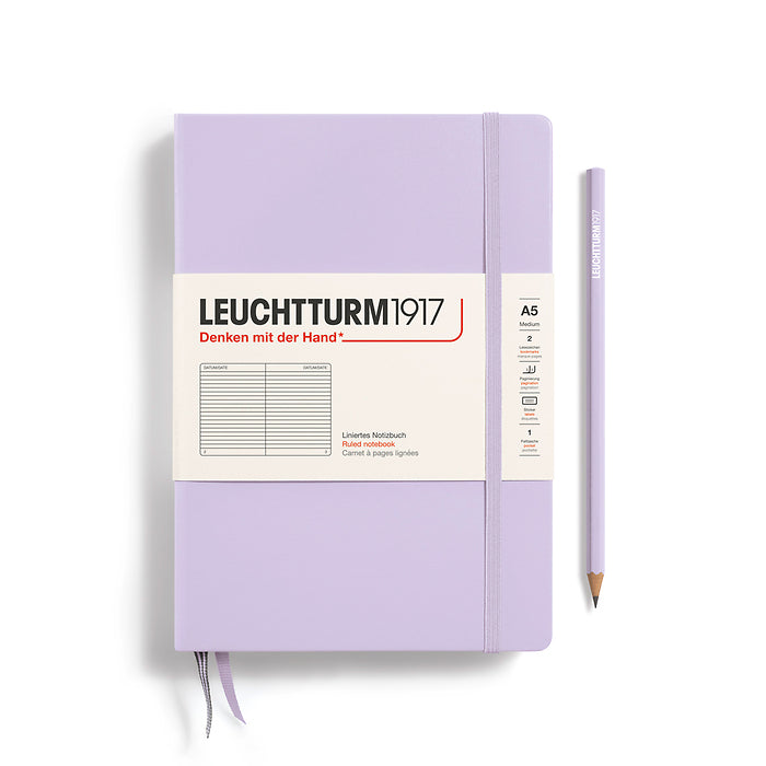 Notebook Medium (A5), Hardcover, 251 numbered pages RULED