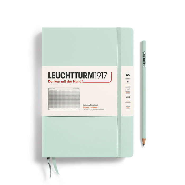 Notebook Medium (A5), Hardcover, 251 numbered pages SQUARED