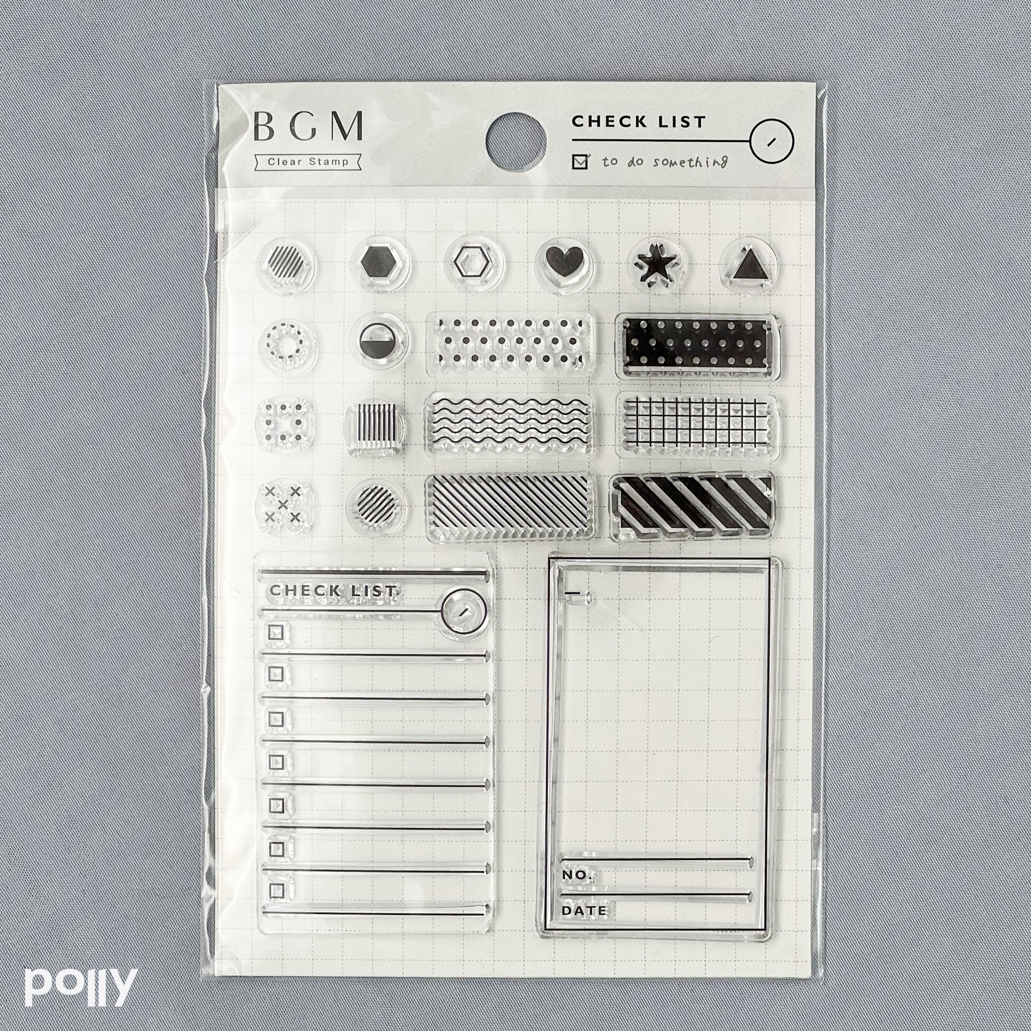 BGM Clear Stamp - Polly Indonesia