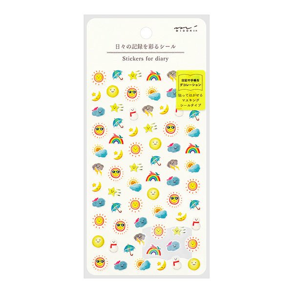 MIDORI Weather Sticker - Polly Indonesia