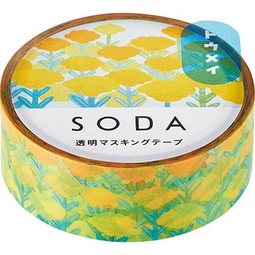 SODA Transparent Washi Tape 15 mm - Polly Indonesia