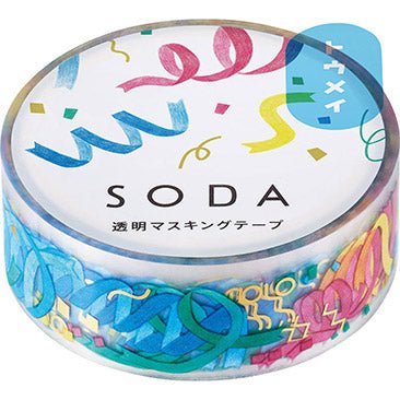 SODA Transparent Washi Tape 15 mm - Polly Indonesia