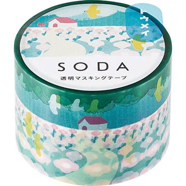 SODA Transparent Washi Tape 30 mm - Polly Indonesia